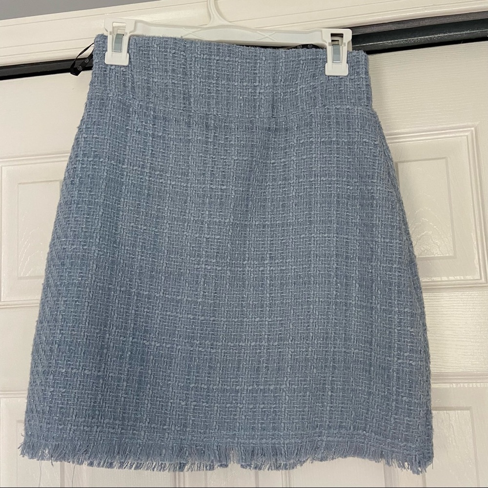 Blue skirt
